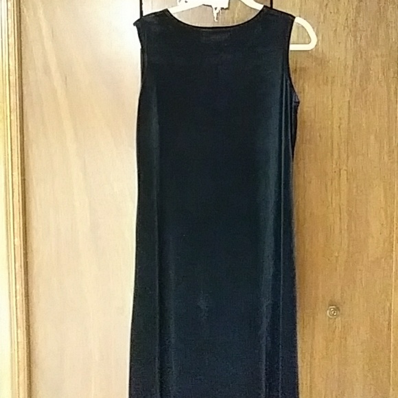 Susan Graver Black Velvet Dress and Jacket - Picture 7 of 8